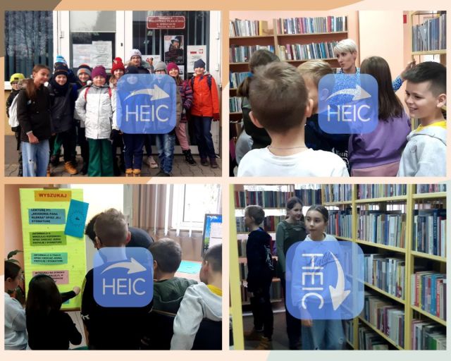 z wizytą w Fili nr 10 Miejskiej Biblioteki Publicznej im. Jerzego Pilcha.