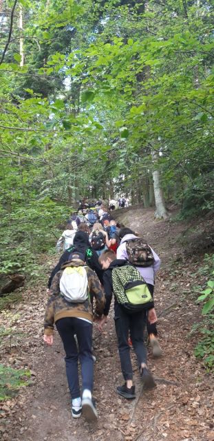 Dzień Dziecka aktywnie -  rajd pieszy klas: 5b, 6a, 6b