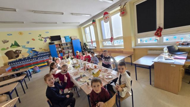 wigilia klasowa w 2b