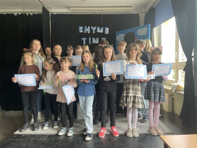 szkolny konkurs recytatorski z języka angielskiego pt. Rhyme Time