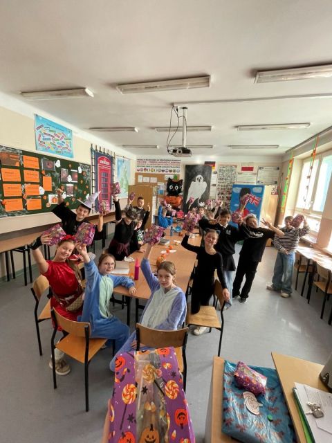 Halloweenowy piątek w klasie 5b:)