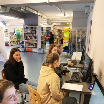 Zajęcia w Wojewódzkiej Bibliotece Publicznej