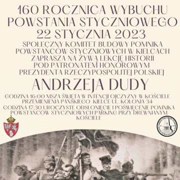 160 Rocznica Wybuchu Powstania Styczniowego