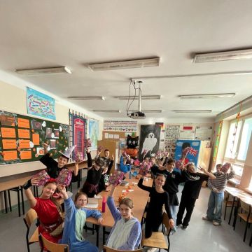Halloweenowy piątek w klasie 5b:)